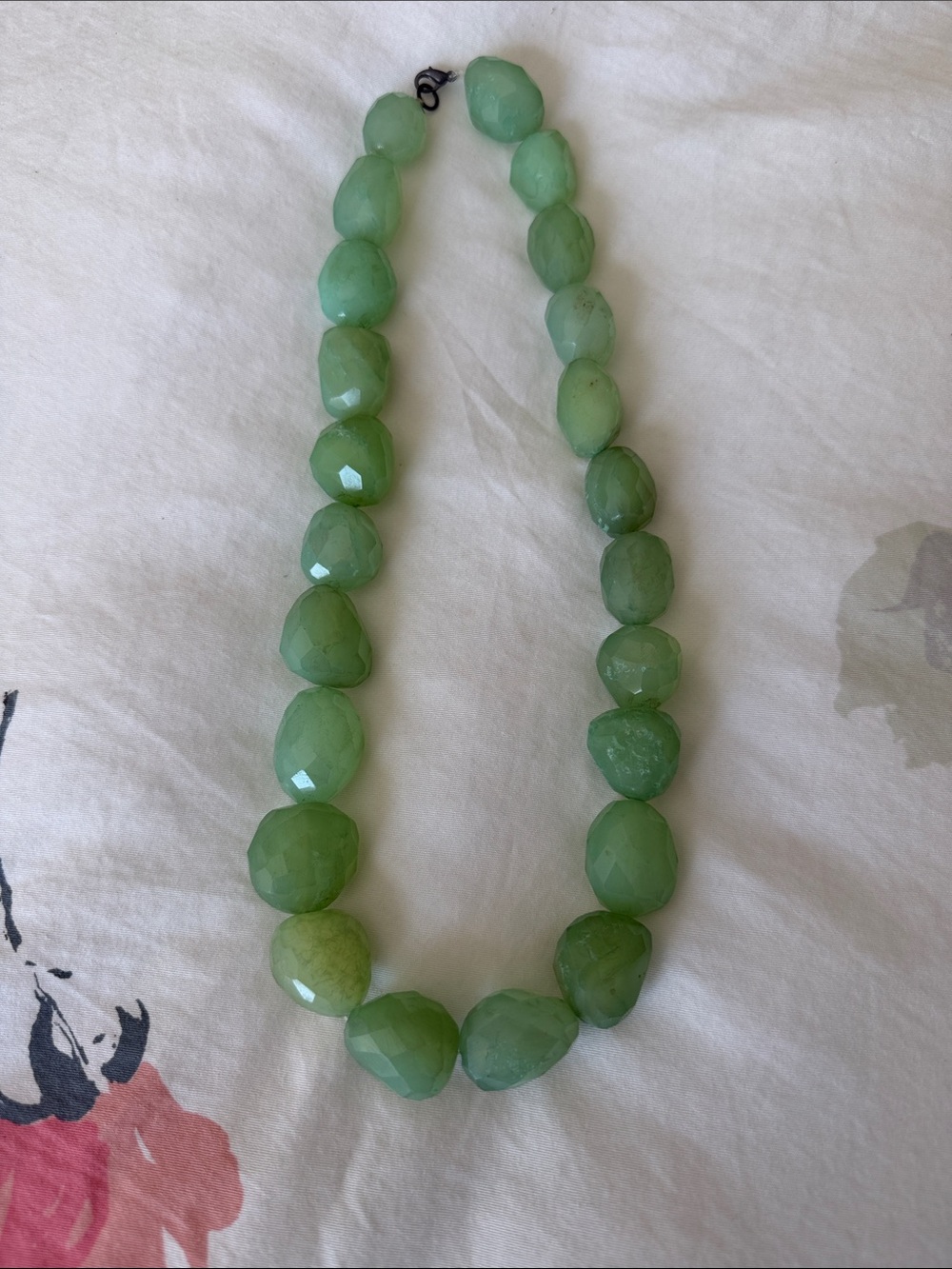 Chrysoprase necklace